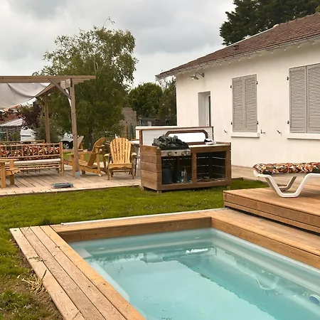 Maison Ginette - Piscine Chauffée, 8 Pers, Proche De La Villa *